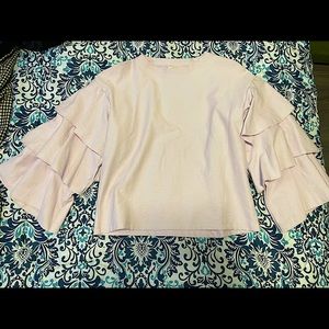 H&M Bell Ruffle Sleeve Top